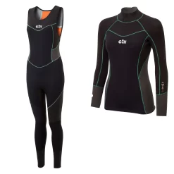 Gill Womens Zentherm Dinghy Wetsuit Kit - Black