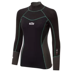 Gill Womens Zentherm Dinghy Sailing Wetsuit Top - Black