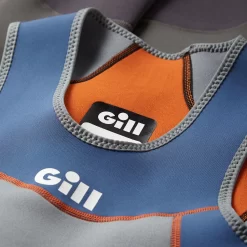 Gill Junior Zenlite Skiff Sailing Wetsuit - Steel Grey / Ocean -Gill 2020 Gill 5002J STEEL GREY OCEAN 4