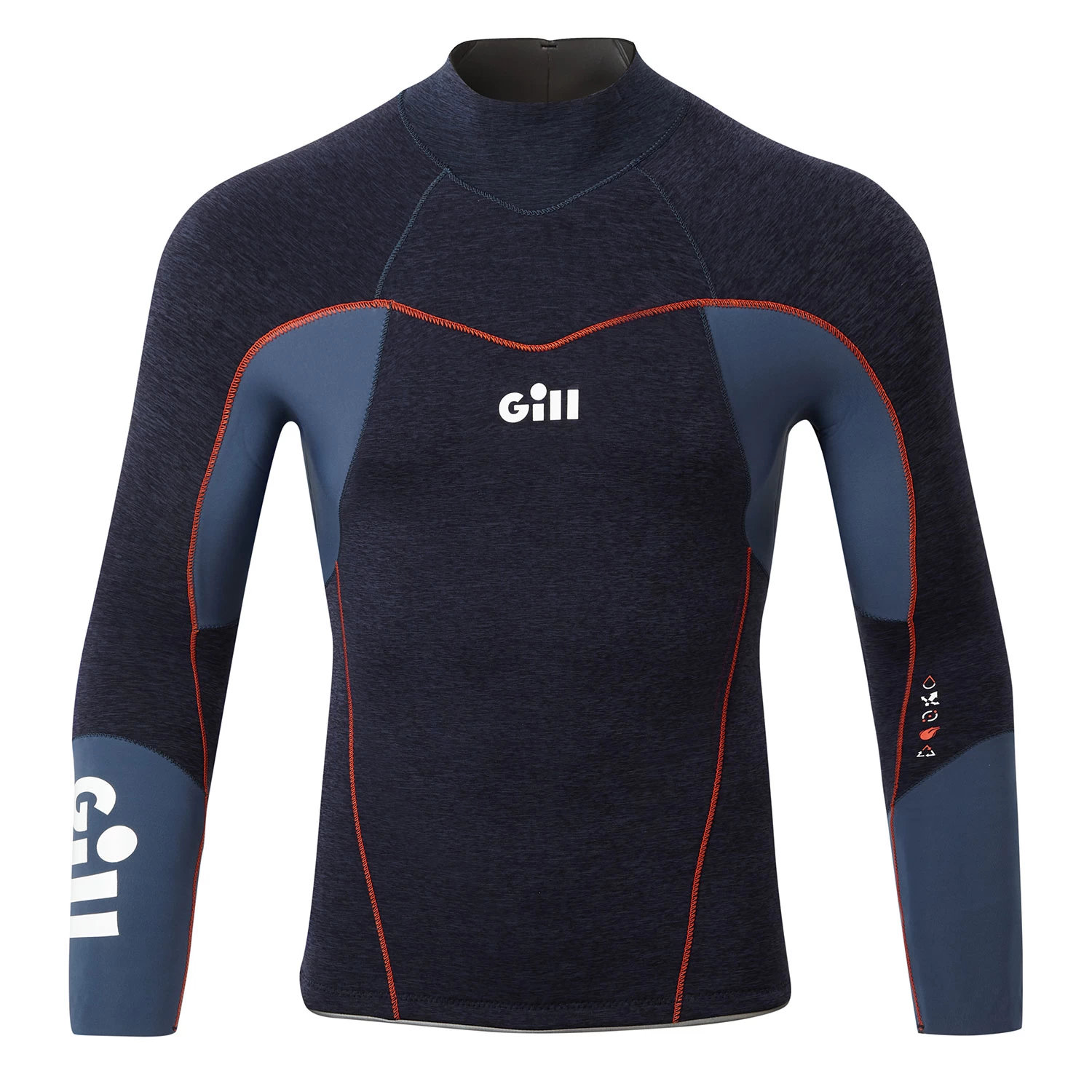 Gill Junior Race Firecell Long Sleeve Wetsuit Top - Blue 2 Gill Junior Race Firecell Long Sleeve Wetsuit Top - Blue - Image 2