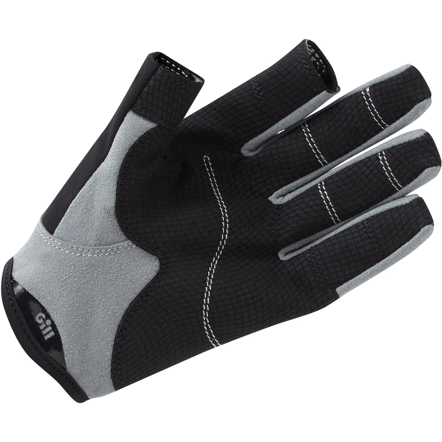 Gill Junior Deckhand Long Finger Sailing Gloves - Black 2 Gill Junior Deckhand Long Finger Sailing Gloves - Black - Image 2