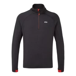 Gill OS Thermal Zip Neck Neck Top - Graphite