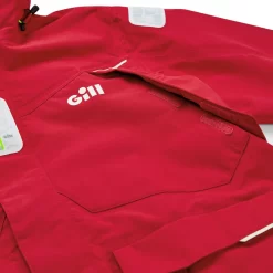 Gill OS2 Offshore / Coastal Sailing Jacket - Red -Gill 2022 Gill OS2 Offshore Sailing Jacket OS25J RED01 3
