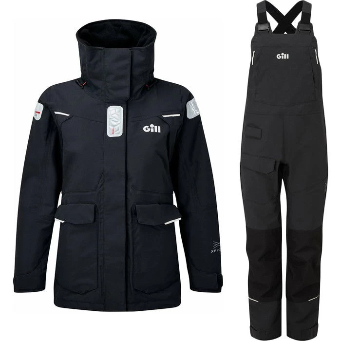 Gill Womens OS2 Offshore Sailing Jacket & Salopettes Combi Set 1 Gill Womens OS2 Offshore Sailing Jacket & Salopettes Combi Set