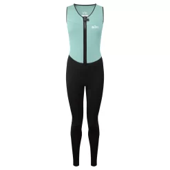 Gill Womens Dynamic Front Zip Longjane Wetsuit - Egg Shell