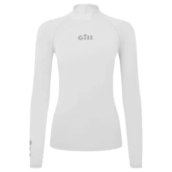 Gill Womens ZenZero Rash Vest Long Sleeve - White