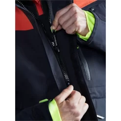 Gill Mens OS1 Ocean Sailing Jacket -Gill Gill Mens OS1 Ocean Sailing Jacket OS13J Graphite Orange Detail 2.700x700