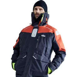 Gill Mens OS1 Ocean Sailing Jacket -Gill Gill Mens OS1 Ocean Sailing Jacket OS13J Graphite Orange Model 1.700x700