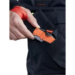 Gill Mens OS1 Ocean Sailing Trousers -Gill Gill Mens OS1 Ocean Sailing Trousers OS13T Graphite Orange Detail 5.700x700