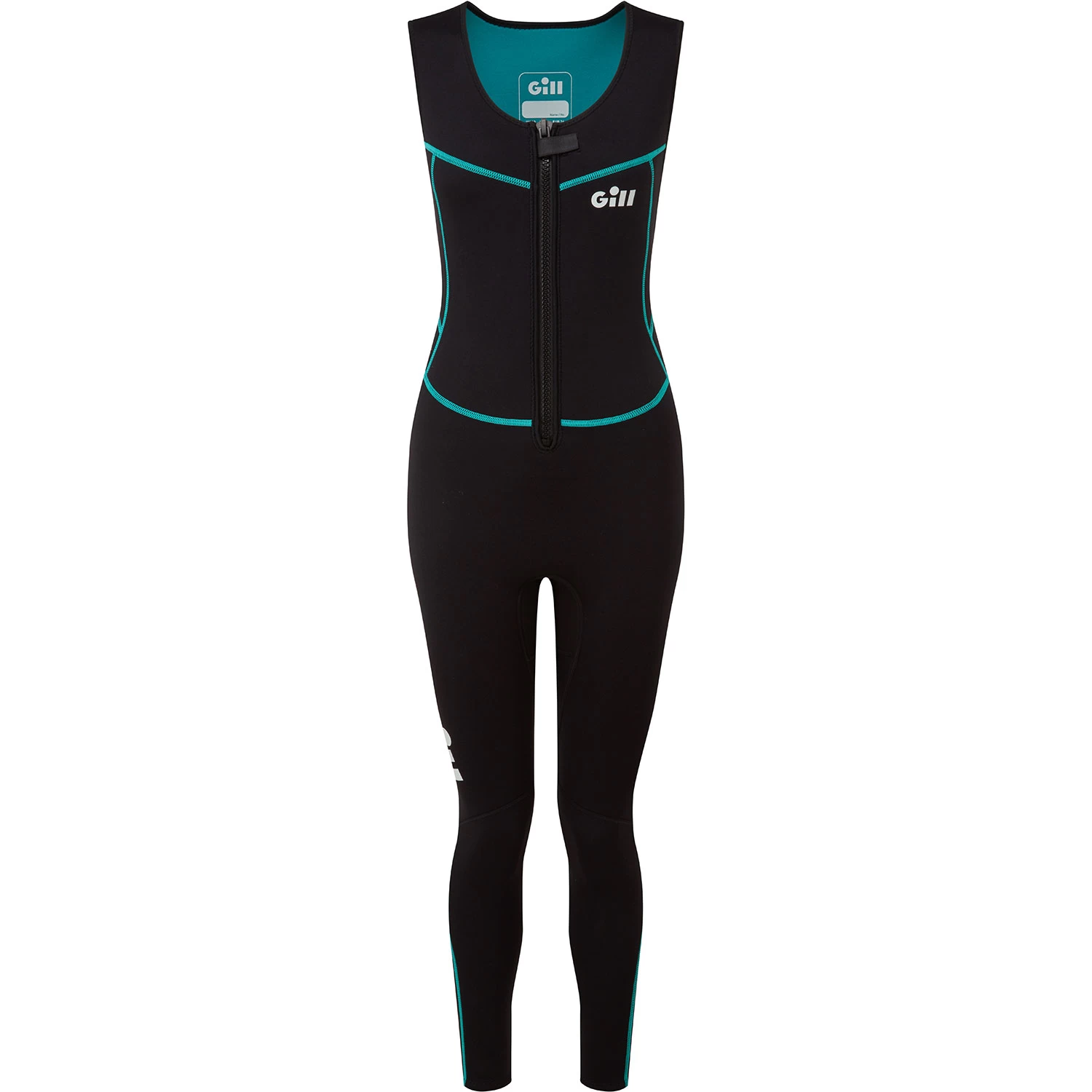 Gill Womens Dynamic Front Zip Longjane Wetsuit - Black 1 Gill Womens Dynamic Front Zip Longjane Wetsuit - Black